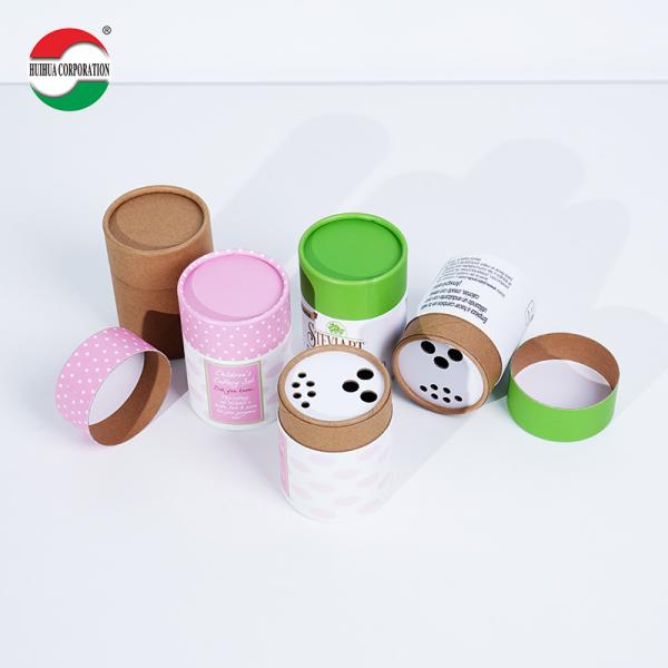 Tubes en carton kraft imprimés sur mesure pour emballage en poudre