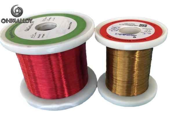 Cabos elétricos de cobre CuNi1 de cobre esmaltado vermelho resistentes ao aquecimento de 2,5 mm