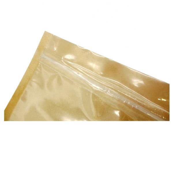 Factory free custom special shaped plastic bag kraft paper zipper bag for packing snacks food face mask shaped packing