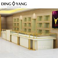 Niza Moda Popular Venta al por menor de joyas de oro Display Diseño del contador No hay instalación