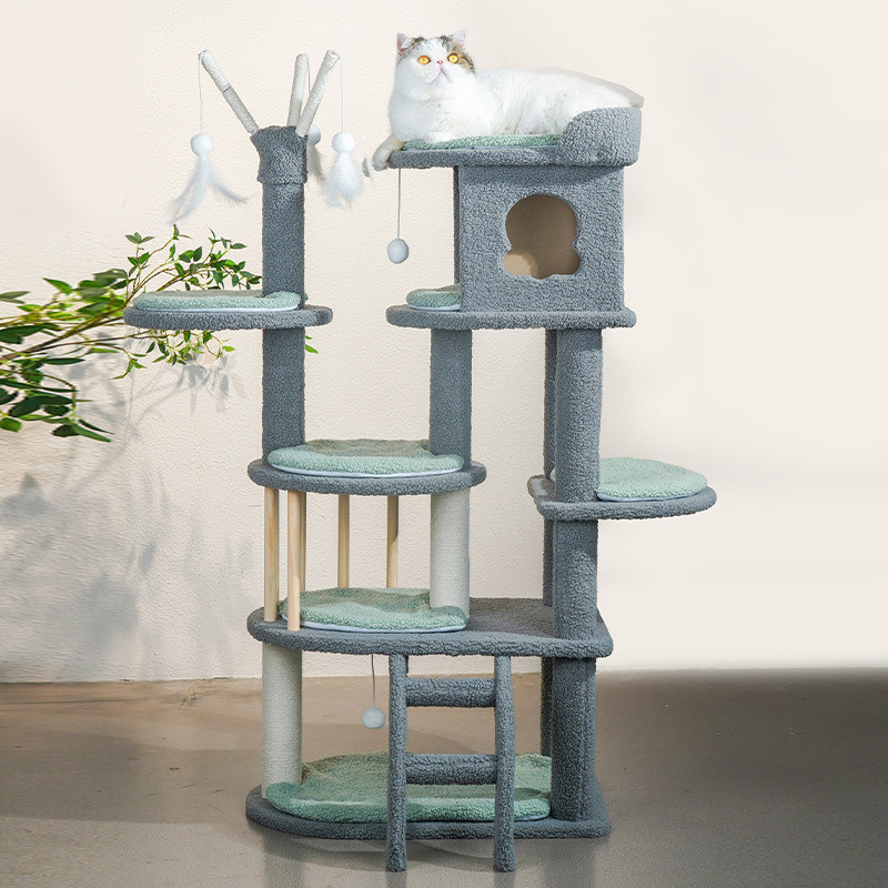 Cartoon Crown Cat Climbing Frame Sisal Teddy Cashmere Cat Scratch Customized Design