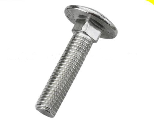 Mushroom Head Square Neck Bolts Steel Material DIN603 M10 14 Grade