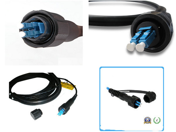 1M 6 Core Optical Fiber Duplex Patch Cord Single Mode And Multimode Fiber Cable