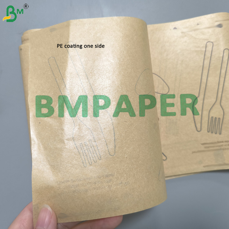 Custom Printed PE Laminated Kraft Paper For Food Bags & Liners Food Grade