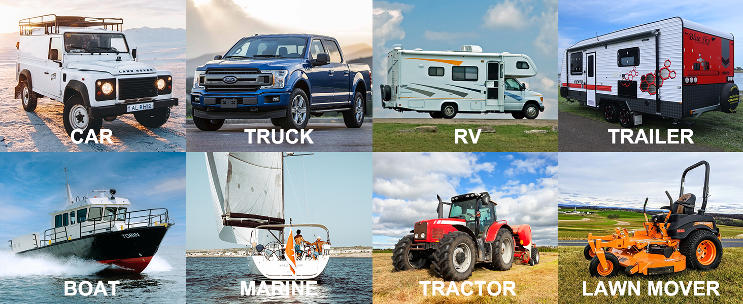 10 Вт 12 В водонепроницаемый солнечный зарядный аккумулятор для автомобиля лодка морской RV