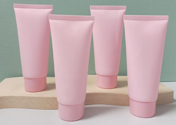 Transparent LDPE HDPE Eco Friendly Cosmetic Tube For Body Lotion Packaging