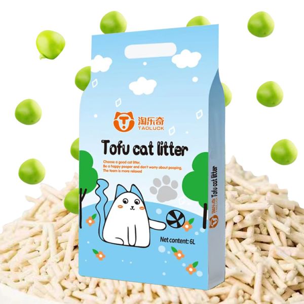 ODM Flushable Tofu Cat Litter Sand Green Tea Toilet Flushable Cat Litter