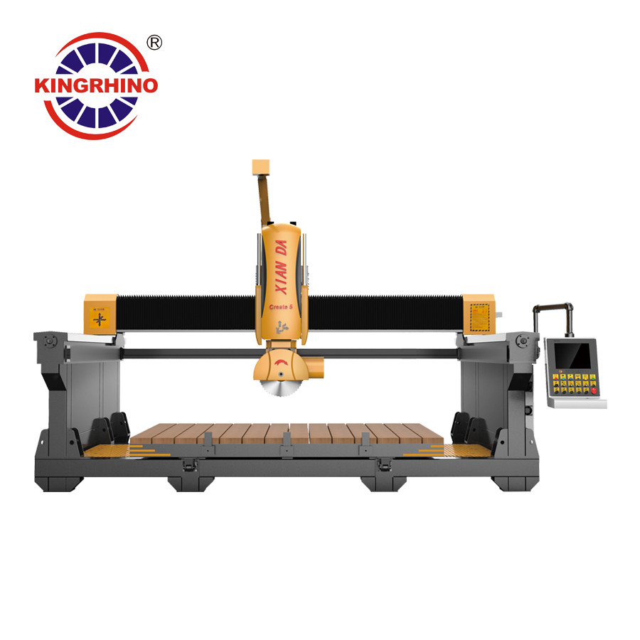 ось CNC 5 машины каменного резца моста лезвия Worktable 3400X2000mm вращая