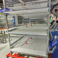 Gaiola de bateria moderna das aves domésticas, equipamento de cultivo da galinha de grelha dos assoalhos 150 do GV 3/4