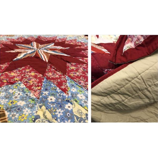 Wonderful Handmade Twin Size Bedding Sets 4 Pcs 100% Cotton Geometric Design