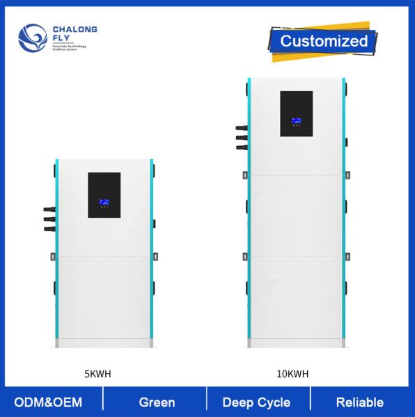 A bateria de lítio do ODM LiFePO4 do OEM empilhou o agregado familiar o sistema 48V 100AH300AH do armazenamento que da bateria personalizou blocos da bateria de lítio