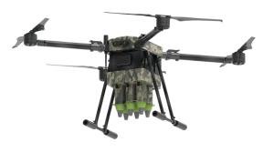 Pesticide Spraying Quadrotor Drone UAV Four Rotor Drone 10kg Class For