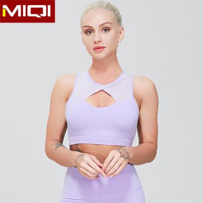 4xl  Mesh Breathable  Plus Size Yoga Sports Bra For Gym Workout