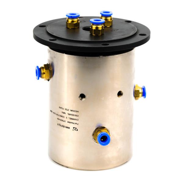 Deslizamento Ring Hybrid Rotary Union Joint do gás com design compacto para o equipamento da maquinaria