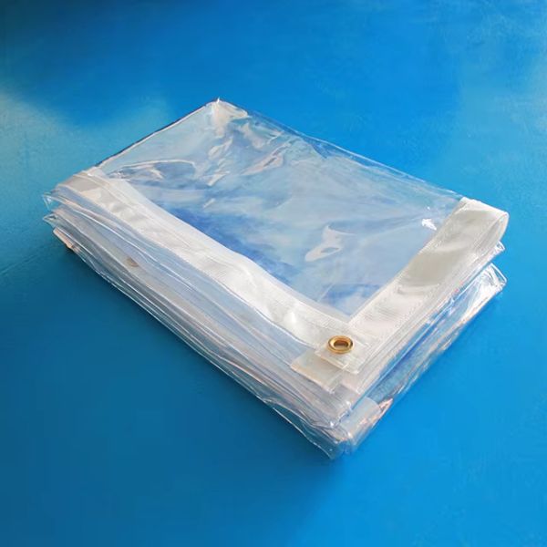 Waterproof Anti-Aging Mildew Proof PVC Vinyl Sheet Clear PVC Tarpaulin for Balcony Enclosure