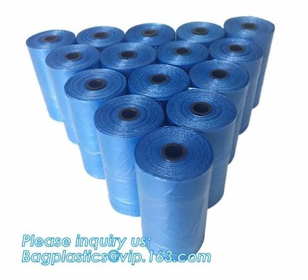 LED Flashlight Dog Waste Bag Dispenser Holder with Pet Waste Bag Poop Roll Bags, BPI ASTM D6400 EN13432 Approval Customi