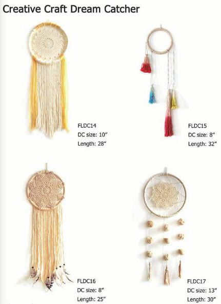 High Quality Coloured Handcraft Home Decoration Dream Catcher, Indian Feather Dreamcatcher Dream Catcher Wind Chime