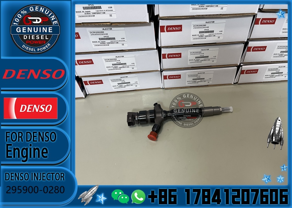 Truck Engine Parts Common Rail Diesel Fuel Injector 295900-0280 23670-30450 2959000280 2367030450