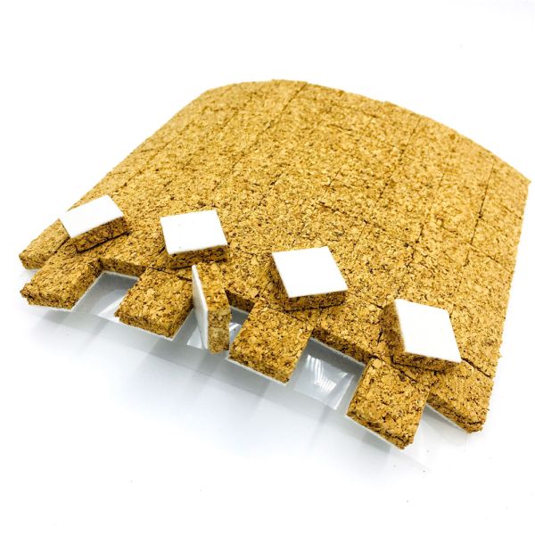 Eco Friendly Adhesive Cork Pads Glass Separator Pads For Workshop