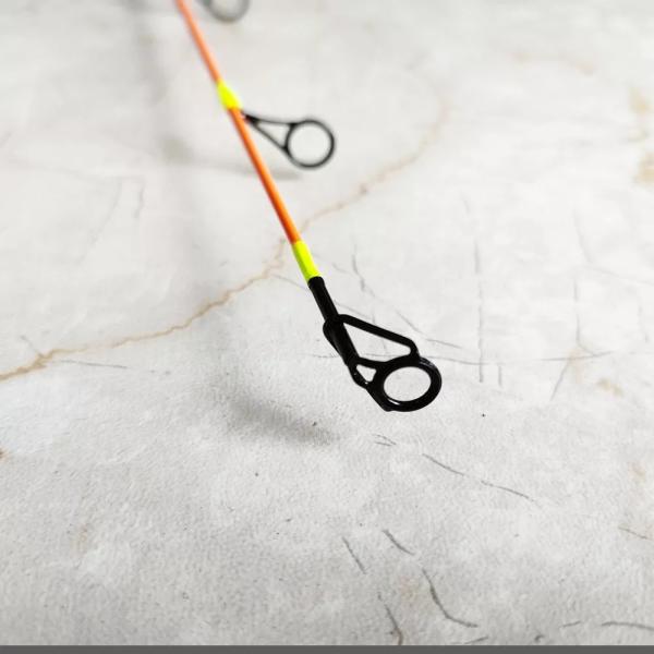 Portable Mini Carbon Fiber 45CM 55CM Ice Fishing Rod
