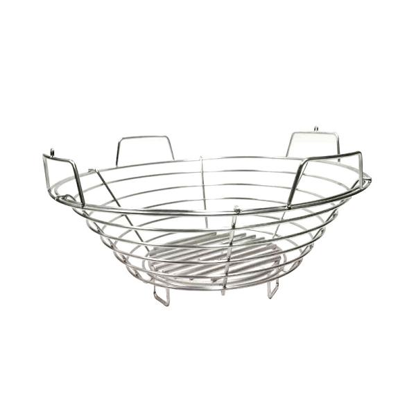 Round  500MM SS430 Kick Charcoal Ash Basket For Kamado Joe