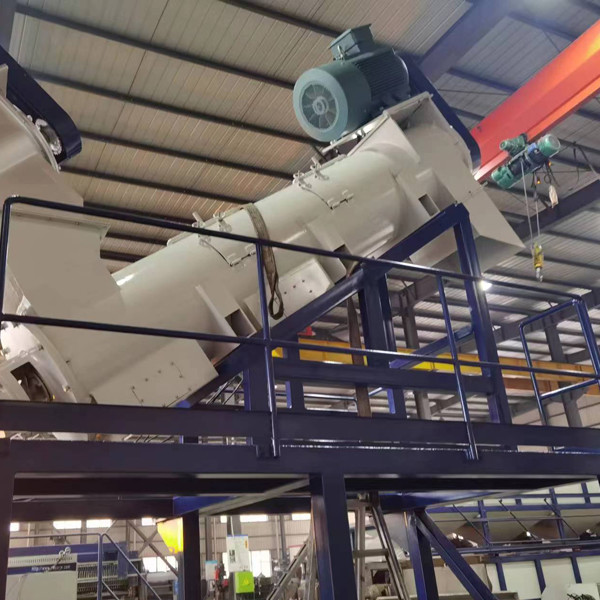 Automatic Plastic Washing Recycling Machine Agricultural Film Washing Line With Crushing Drying