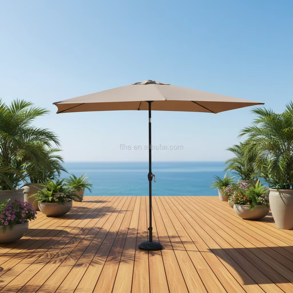 Rectangle Garden Parasol Promotion Umbrella Waterproof Patio Umbrellas