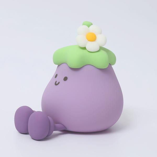 2025 Hot Sale Led Battery Usb Powered Eggplant Night Lights Kids Lamp For Home Decoration Holiday Lighting Night Lights For Gift
