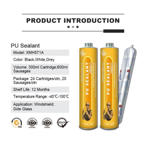 MH571A Polyurethane Sealant 290ml Cartridge for Automotive Windshield Seam Sealer Polyurethane