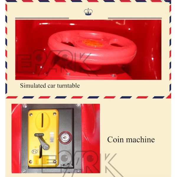 Miami Animal Coin Operated Kiddie Rides Mini Swing Machines For Funfair