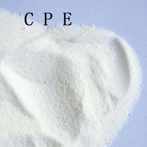 Le modificateur chloré d'impact de PVC de CPE 135A de polyéthylène pour le PVC siffle la poudre blanche