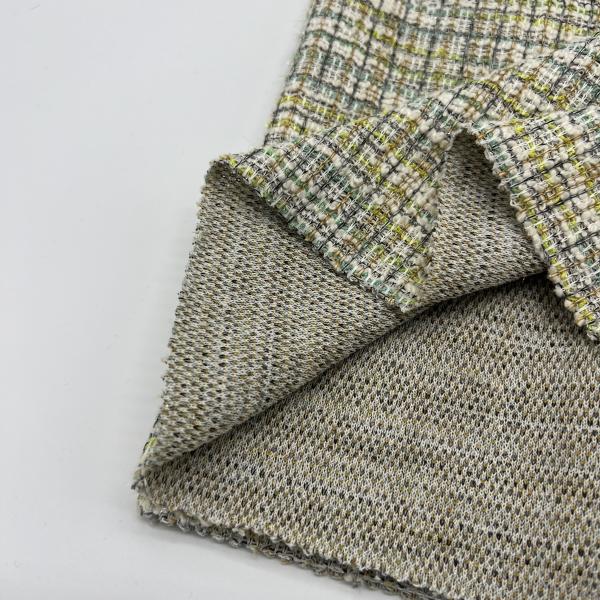 Cotton Polyester Home Textile Knitting Jacquard Fabric F02-089