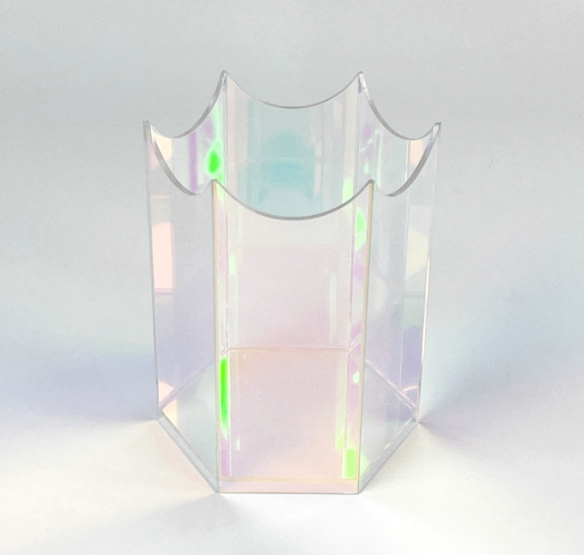Custom Acrylic Bright Color Desktop Storage Display Organizer Creative Simplicity Pen Holder and Storage Box for Office Use