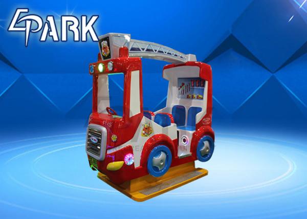 English Version Fire Truck Kiddy Ride Machine Children Swing Car coin pull game machine for sale
