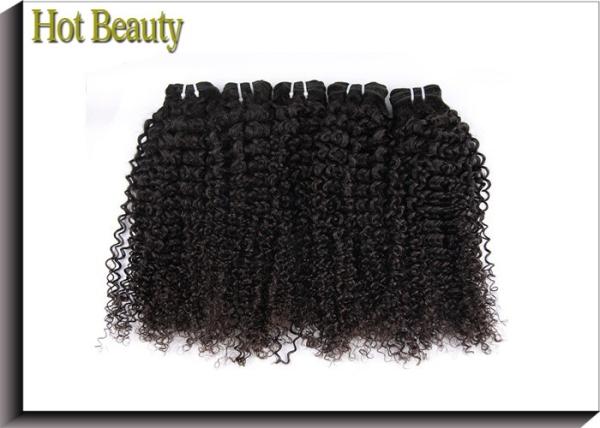 Grade 6A Kinky Curly Unprocessed Virgin Human Hair Extensions 100G Per Bundle