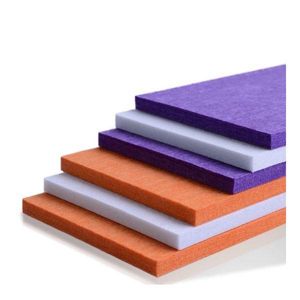 12 Embalaje Autoadhesivo Hexágono Panel de fibra de poliéster que absorbe el sonido Mascotas Feltro insonorizado Paneles de pared Paneles acústicos