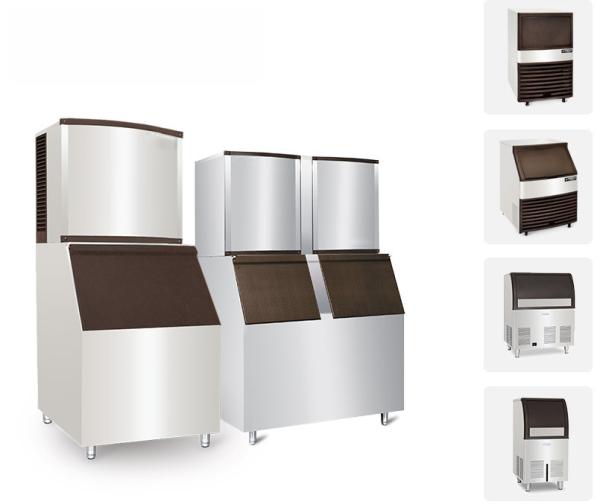 Stainless Steel Ice Cube Maker Machine For Restaurant / Hotels / Supermarket