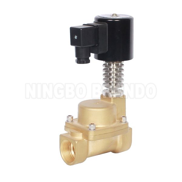 high temperature steam brass solenoid valve (1) 180°C 16 бар Паровой горячей воды латунный соленоидный клапан 1/4' до 2' 220V 110V 24V