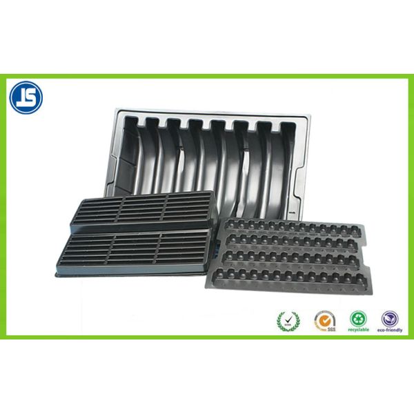 Противостатическая чернота ПС поднос отсека 0,5 мм ЭСД используемый в ОЭМ электроники