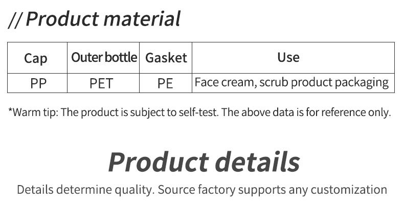 Manufacturer 250g-700g Plastic Cream Jars for Skin Care Cosmetics Shampoo Face Cream and Body Scrub Containers