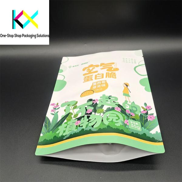 Custom Snack Food Packaging Bags with Kraft Paper Stand Up Pouch and Multiple SKUs