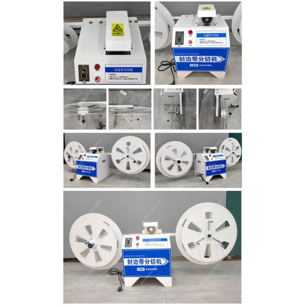 Woodworking Edge Banding Slitting Machine for White Furniture Lamination Process