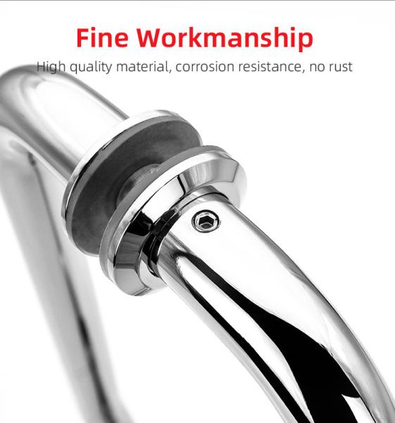 Sample 1-3 Working Days Stainless Steel 304 Glass Door Handle for Glass Sliding Door