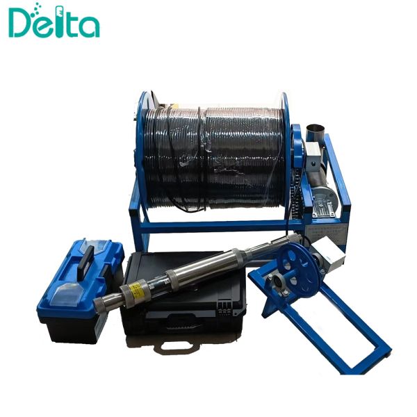 Cámara de inspección de pozos submarinos de estabilidad de acero eléctrica de cabrestante