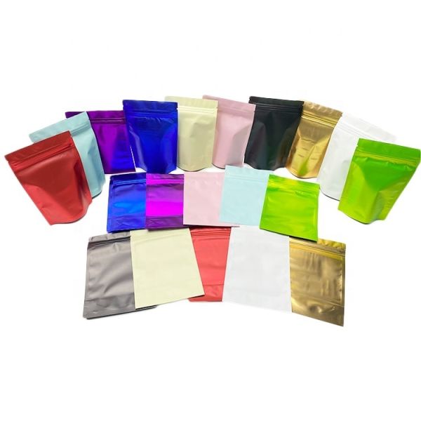 PE Plastic Baby Food Packaging Bag Custom Irregular Shape Deodorant Stand-up Pouch Resealable Aluminum Plastic Bag with Window