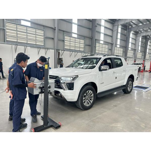 Cartesy brand CTGT-3-3C Roller Trinity Vehicle Test Line Roller  Brake Tester With Axle Load Single Plate side slip tester for light vehicles