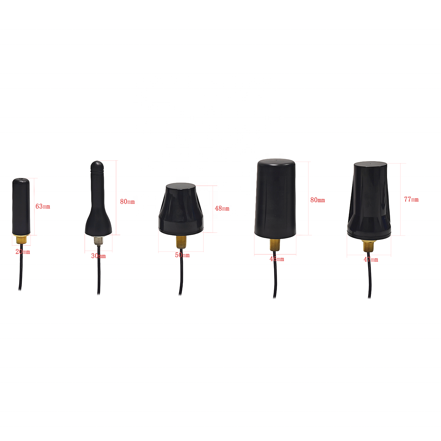 3-in-1 Combination Antenna Passive/Active GPS/WIFI 4G LTE RG174 UFL  Screw Antenna with RF1.13 Cable
