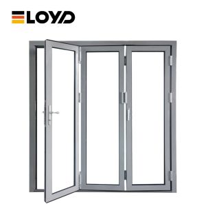 Настроенные двухслойные складываемые французские двери внешние двери аккордеона для консерватории