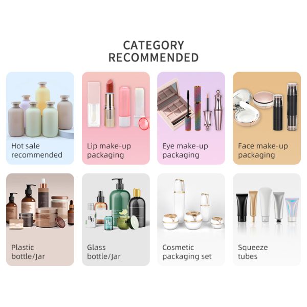 Пустой причудливый розовый пластиковый безвоздушный насос разливает сливки по бутылкам 30мл косметики упаковывая опарникы 15г