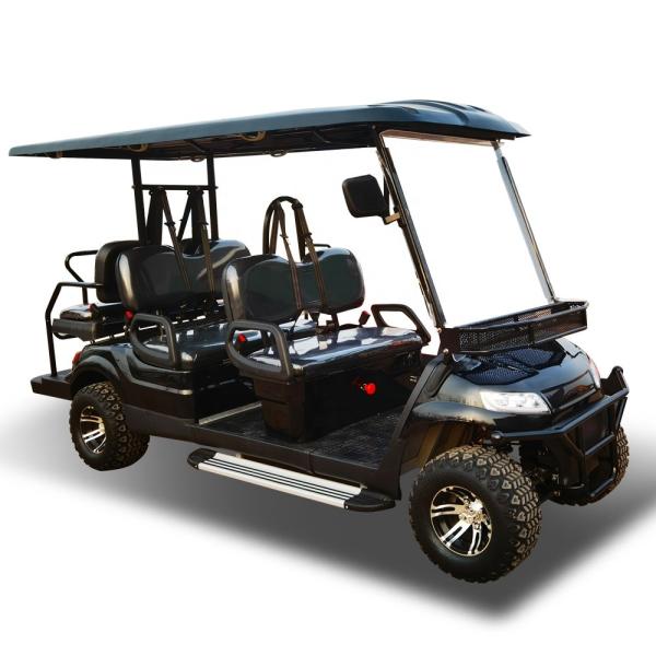 Carrinho de golfe de limusine para passeios turísticos com controle remoto 4 6 8 lugares com peso de 1.000 kg